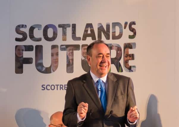 First Minister Alex Salmond believes David Cameron is 'right to be nervous' about the referendum. Picture: Ann Johnston