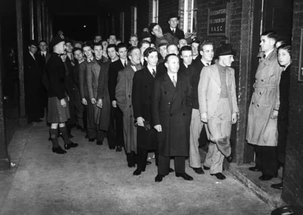 British men between the ages of 19 and 41 were conscripted for war service. Picture: Getty