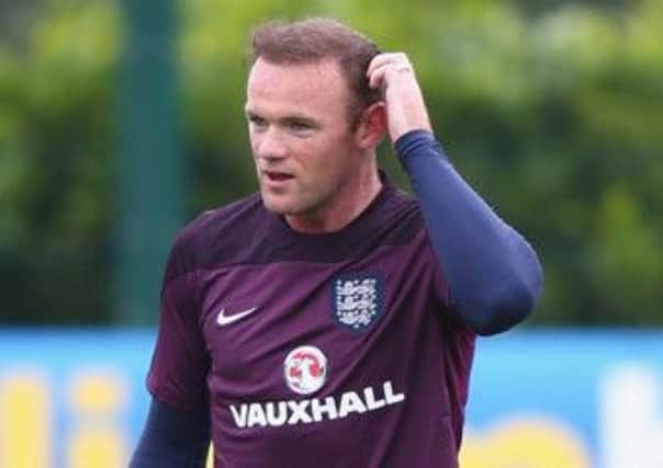 England captain Wayne Rooney during a England training session. Picture: Getty