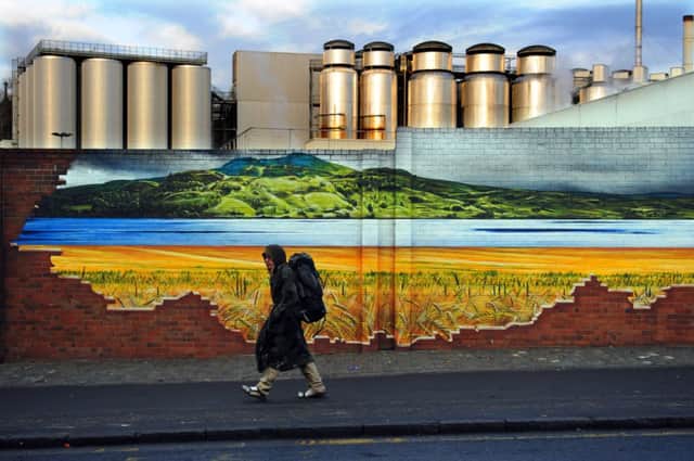 Tennents Caledonian Brewery in Glasgow is a campaign stop off. 
Picture: Robert Perry