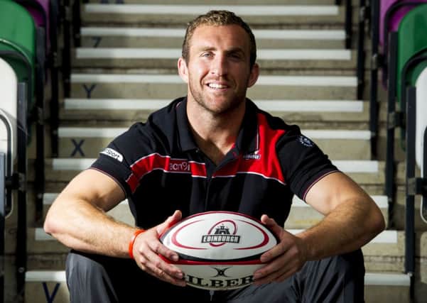 Edinburgh Rugby's newly announced captain Mike Coman. Picture: SNS