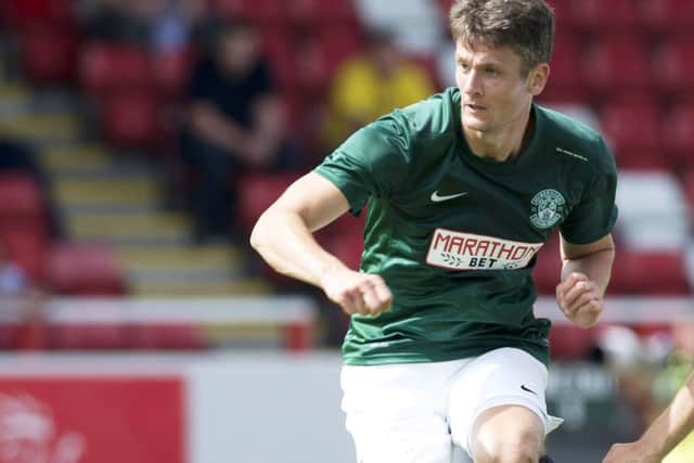 Owain Tudur Jones has been released by Hibs. Picture: SNS