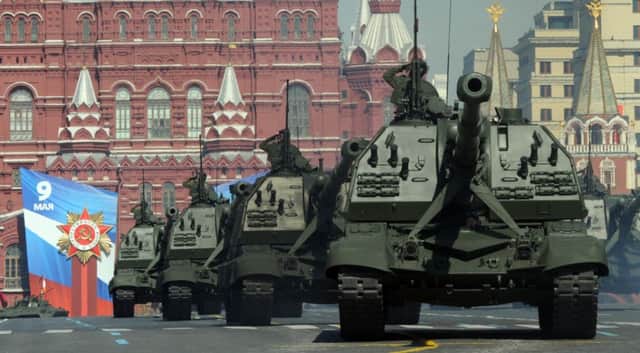There can be no arguing with Russia's superior military strength. Picture: Getty