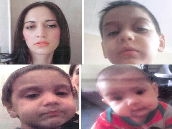 Kristina Pikse, 28, with her three children was last seen in Glasgow's Pollok area. Picture: PA