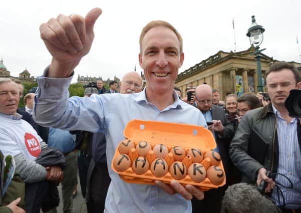 Jim Murphy resumed his campaigning tour of Scotland this week in Edinburgh. Picture: Phil Wilkinson