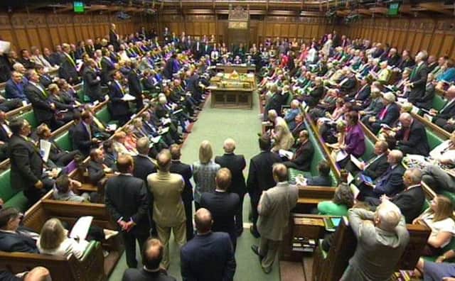 The House of Commons during Prime Minister's Questions. Picture: PA
