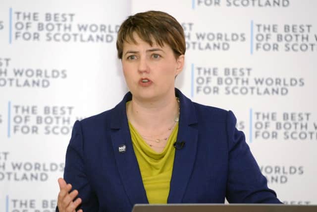 Better Together's Ruth Davidson was also targeted for abuse. Picture: John Devlin