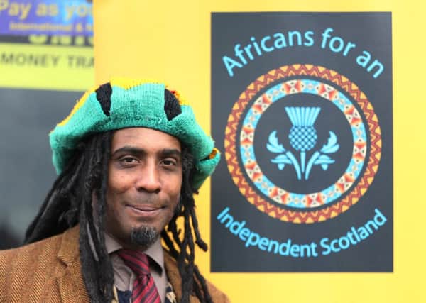 Graham Campbell, convenor of Africans for Independence, pictured outside the African Embassy in Duke street. Picture: 


Ian MacNicol