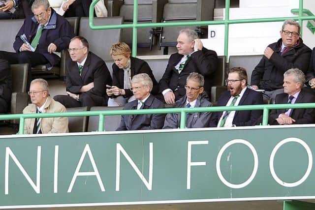 Dempster hosted meetings aimed at gauging the opinion of the Hibs fanbase. Picture: Michael Gillen
