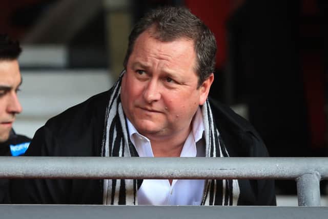Mike Ashley could rename Ibrox 'at the drop of a hat'. Picture: Getty
