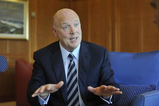 Jim McColl has pledged to quadruple the workforce at the shipyard. Picture: Robert Perry