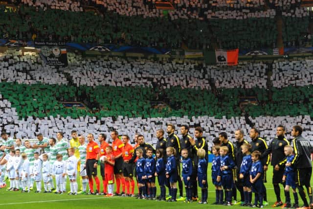 John Guidetti hopes he'll get to experience European nights like those between Celtic and Barcelona at Parkhead. Picture: Robert Perry
