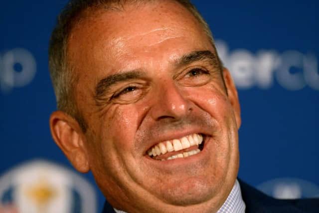Paul McGinley: Watching every angle. Picture: PA