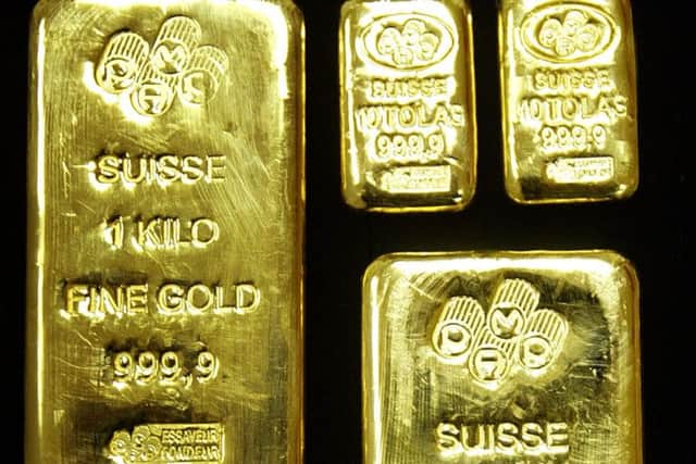 Gold slid to a fresh three-month low. Picture: Getty