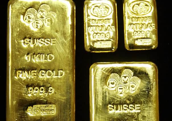 Gold slid to a fresh three-month low. Picture: Getty