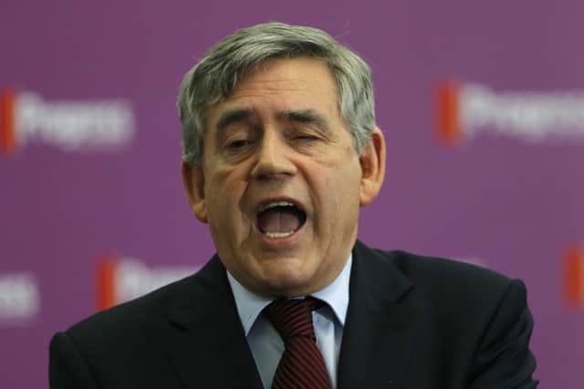 Gordon Brown called for a union for the 21st century. Picture: Reuters