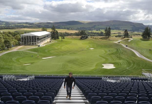 Preparations ongoing for the start of the 2014 Ryder Cup at Gleneagles. Seven nations have bid to host the tournament in 2022. Picture: Ian Rutherford