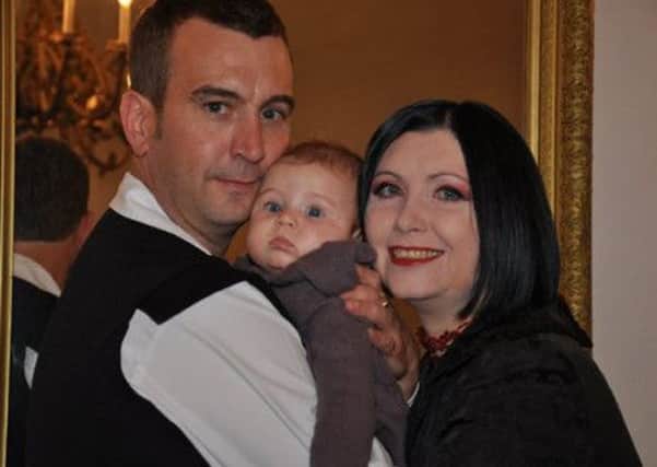 David Haines, pictured with his wife Dragana and their daughter. Picture: Universal News And Sport