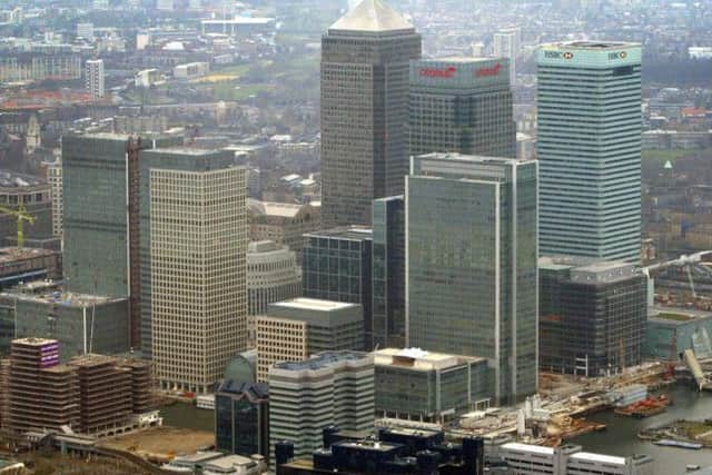 In the City and in Canary Wharf, however, complacency has prevailed whenever the subject of independence has been raised. Picture: Andrew Parsons