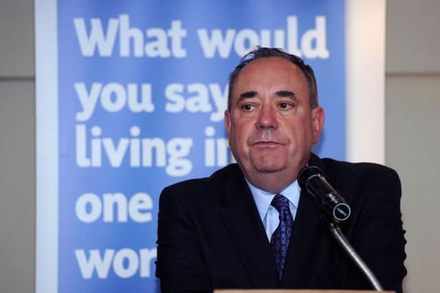 Mr Salmond's response to the IS threat could play significant part in independence referendum. Picture: Michael Gillen