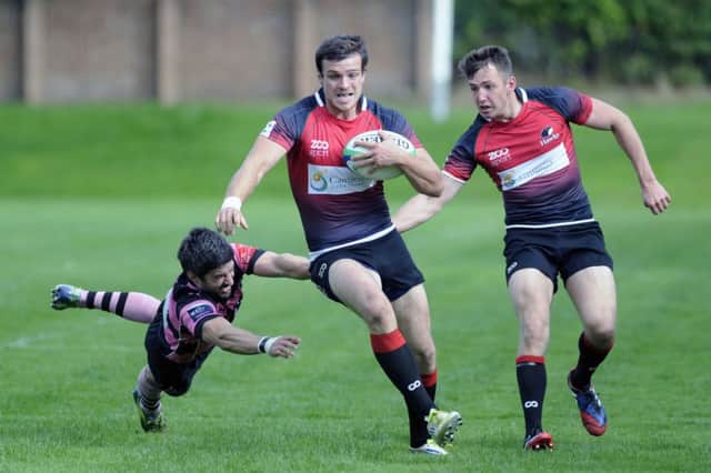 Ayr were unable to stop Glasgow Hawks claiming victory. Picture: John Devlin