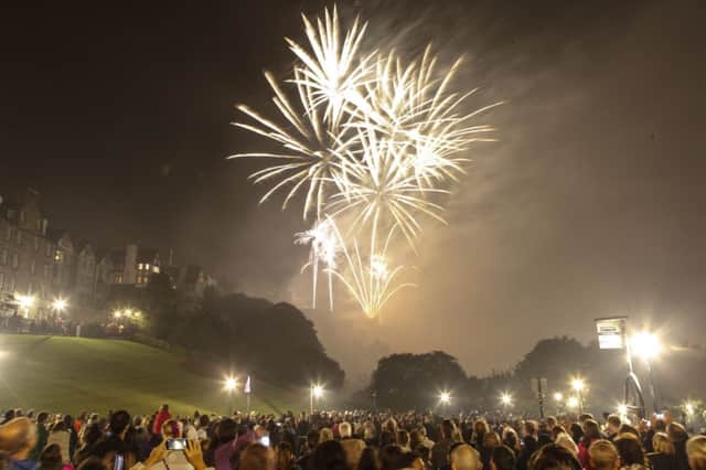 For the people of Edinburgh, the summer is dominated by six weeks of late night revelry and fireworks. Picture: Toby Williams
