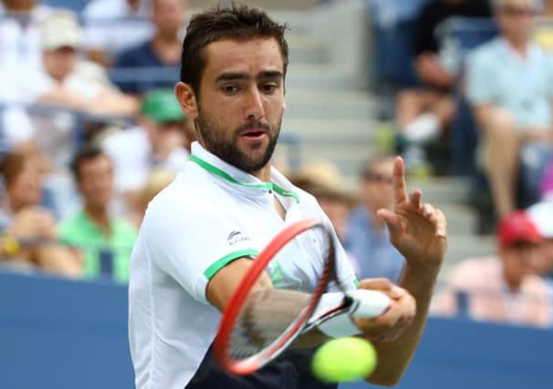 Cilic, pictured, and Nishikori meet today in the first grand slam final not to feature any of the big four in nearly ten years. Picture: Getty