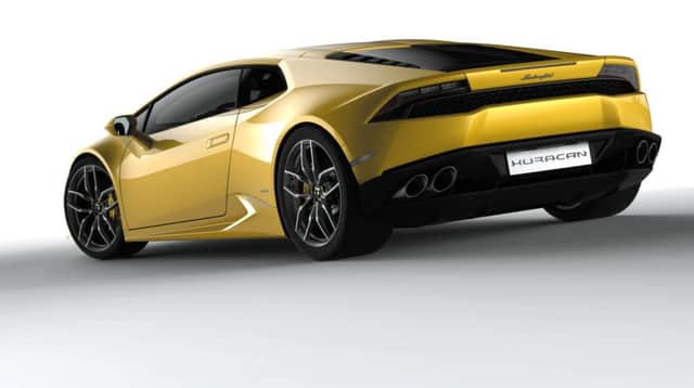 The Lamborghini Huracan's simple but elegant shape masks a lightweight chassis:  performance is jaw-dropping