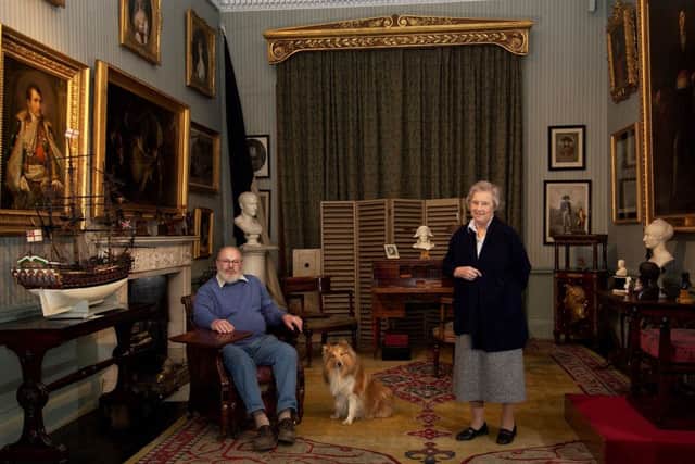 Lord and Lady Rosebery own the picture. Picture: Ian Rutherford