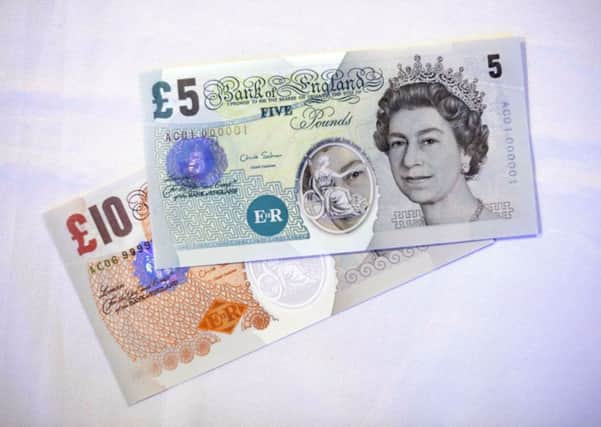 De La Rue have been chosen by the Bank of England as its preferred bidder to print the country's first plastic bank notes. Picture: PA