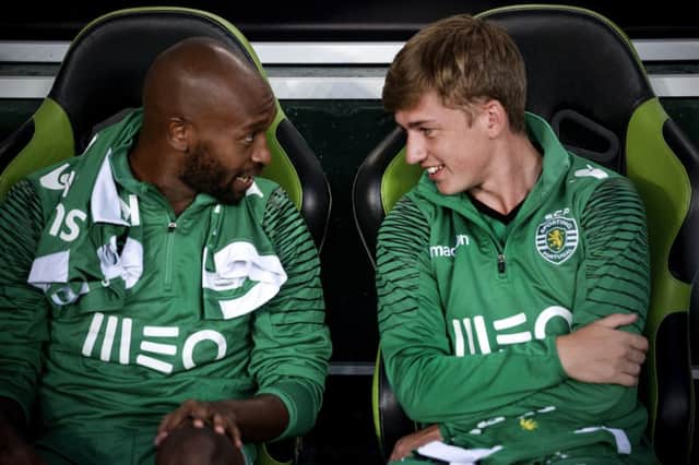 Ryan Gauld, pictured with Egyptian forward Mahmoud Shikabala, could be lining up against Chelsea. Picture: Getty