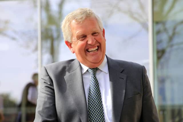 Colin Montgomerie was at the opening of a new Maggies Cancer Centre in Airdrie. Picture: Robert Perry
