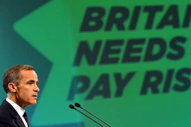 Carney told union leaders borrowing costs would have to rise prudently to keep inflation in check. Picture: Getty