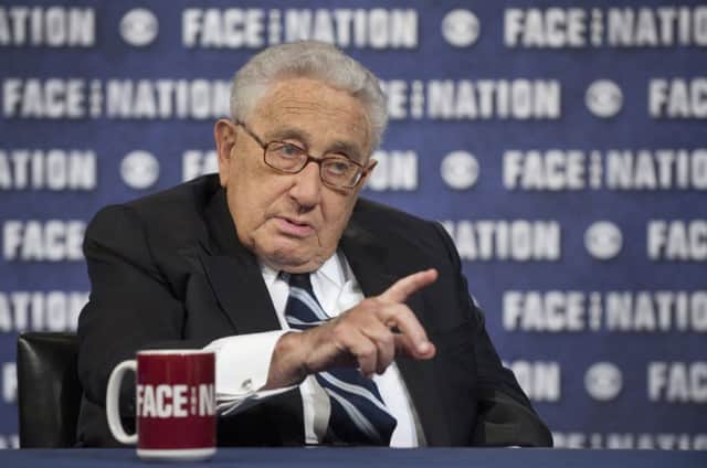 Former US Secretary of State Henry Kissinger. Picture: AP