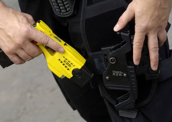 It is believed the taser holster caused the accidental discharge of the weapon. Picture: TSPL