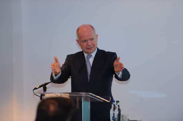 William Hague states that further devolution is not government policy. Picture: Robert Perry