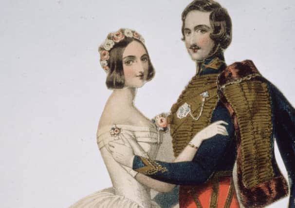 Queen Victoria (1819 - 1901) and Prince Albert take to the dance floor.    Picture: Getty
