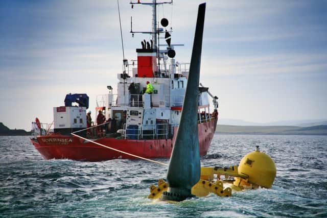 It is the largest marine energy lease to be awarded by the Crown Estate and is the first in the region. Picture: Getty