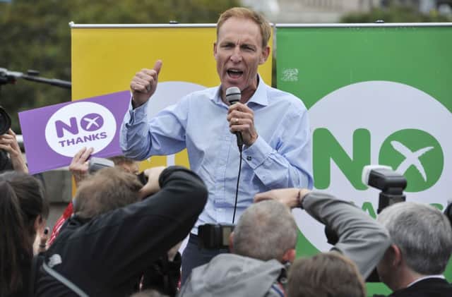 A Yes would deprive Jim Murphy of his Westminster seat. Picture: Phil Wilkinson
