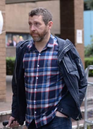 Comedian Dave Gorman leaves Southwark Crown Court in London after giving evidence. Picture: PA