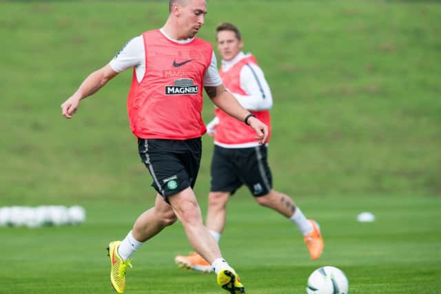 Celtic captain Scott Brown is back training and could soon return to first team action. Picture: SNS