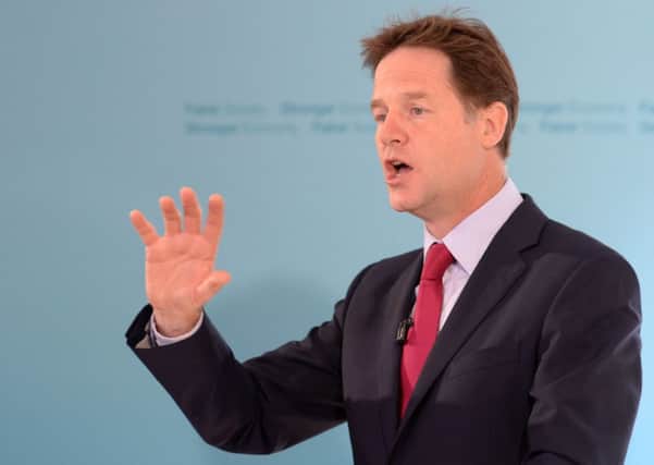 Nick Clegg has called for greater decentralisation of power within England. Picture: PA