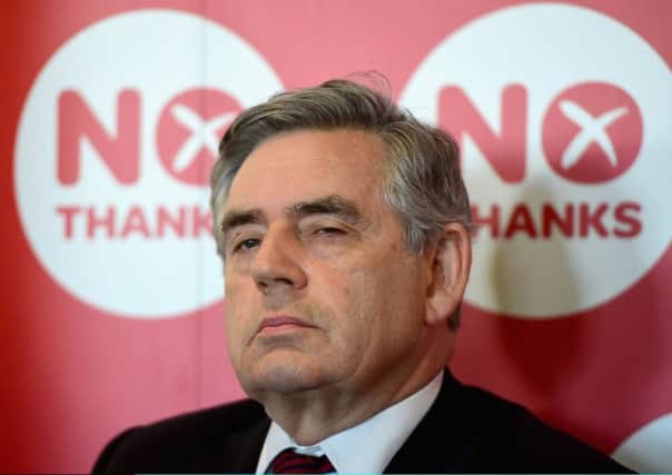 Gordon Brown pressed the case for safer change. Picture: Getty