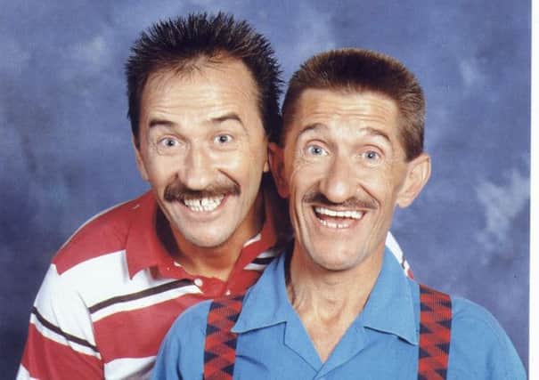 Paul, left, and Barry Elliott, aka The Chuckle Brothers. Picture: Contributed