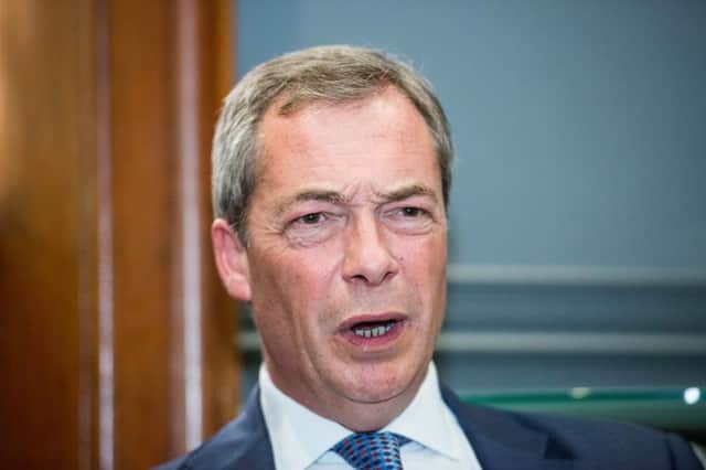 Nigel Farage compared David Cameron to Edward II. Picture: Ian Georgeson
