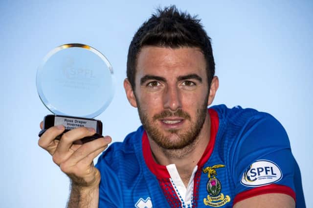 Ross Draper is named SPFL Player of the Month for August. Picture: SNS