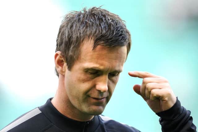 Deila was left feeling the pressure after the Maribor result saw them drop out of the Champions League for the second time. Picture: TSPL