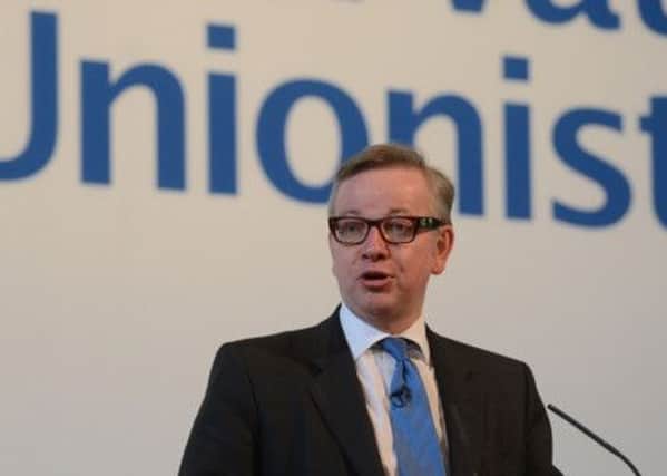 Michael Gove has accused nationalists of putting the interests of those who look and speak and think like you over the solidarity of the UK. 
Picture: Neil Hanna