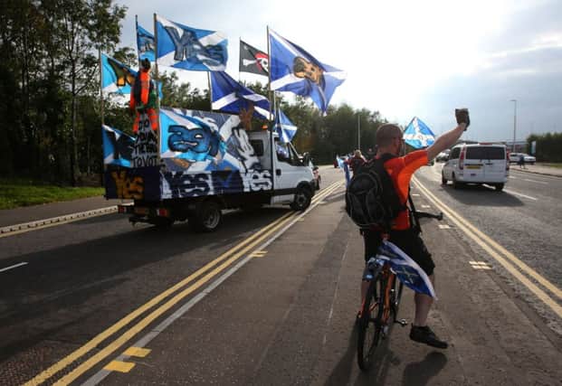 Creative, colourful and inclusive, the Yes campaign wrong-footed Better Together from the start. Picture: PA
