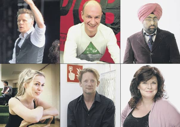Among those appearing at Blabbermouth are Ricky Ross, Tam Dean Burn, Hardeep Singh Kohli, Cora Bissett, Douglas Henshall and Elaine C Smith